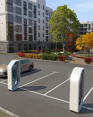 Зарядка для электро-мобилей 
