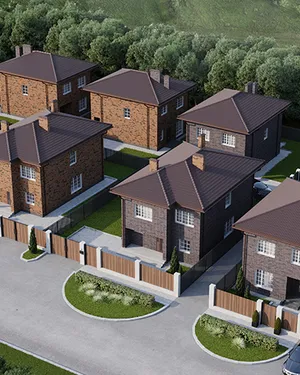 Всего 8 домов в проекте