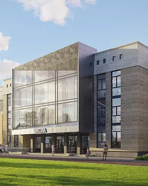 Школа и поликлиника в пешей доступности