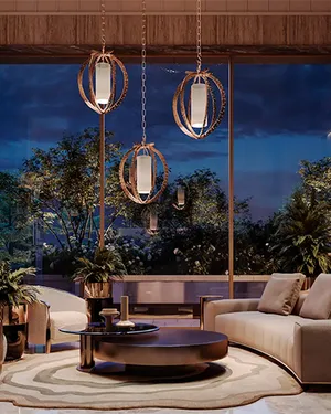 Лобби с авторским дизайном