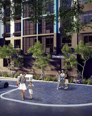 Закрытая благоустроенная территория